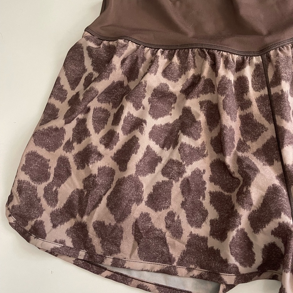 Aerie Offline Leopard Print Athletic Gym Shorts Size XL - Picture 2 of 10